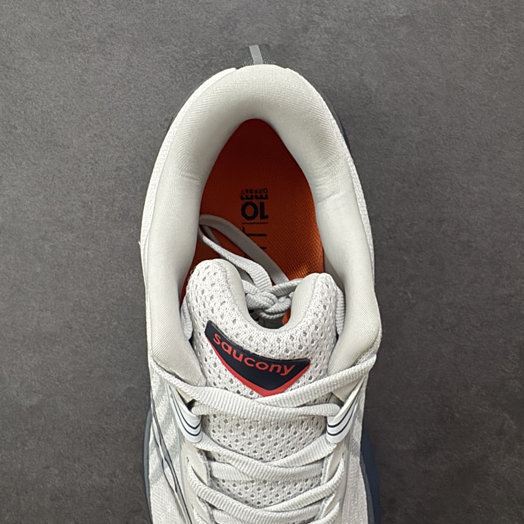 图片[7]-【公司级】索康尼/Saucony Triumph 22 胜利22代系列低帮轻量舒适多功能休闲运动慢跑鞋 采用工学透气网织鞋面材质#内嵌3D环绕包裹缓震鞋垫#中底搭载 PWRRUN+高弹缓震泡棉材质,舒适踩S感!!#外置镂空XT-900橡胶大底 货号：S20964-218 尺码：36-45-选品中心