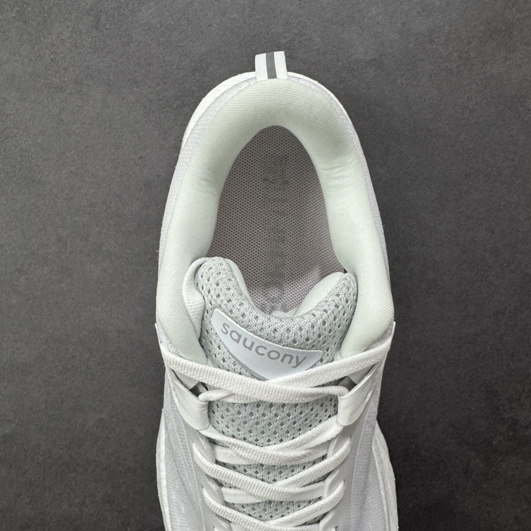 图片[7]-【公司级】索康尼/Saucony Triumph 22 胜利22代系列低帮轻量舒适多功能休闲运动慢跑鞋 采用工学透气网织鞋面材质#内嵌3D环绕包裹缓震鞋垫#中底搭载 PWRRUN+高弹缓震泡棉材质,舒适踩S感!!#外置镂空XT-900橡胶大底 货号：S20964-203 尺码：36-45-选品中心