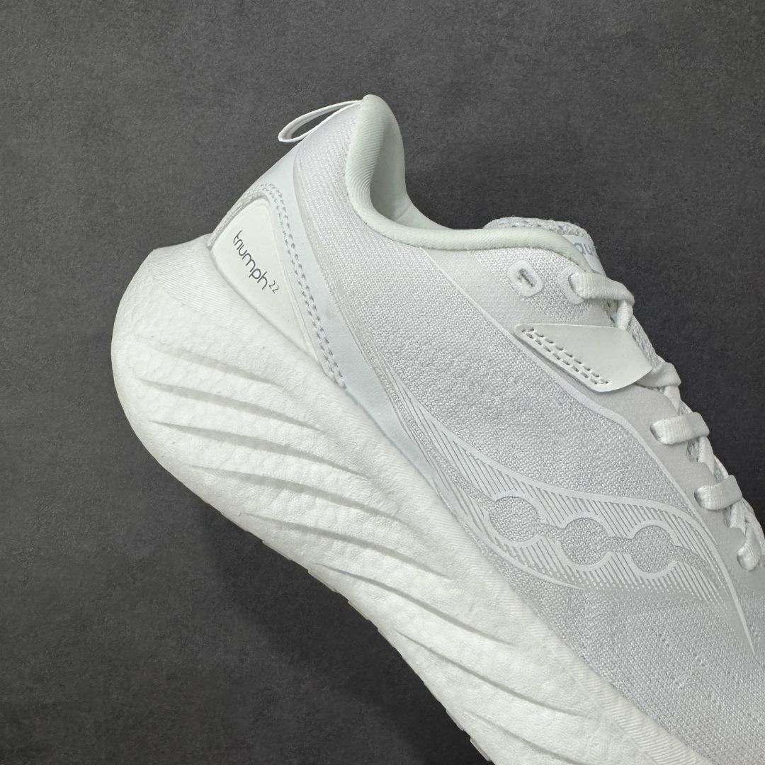 图片[6]-【公司级】索康尼/Saucony Triumph 22 胜利22代系列低帮轻量舒适多功能休闲运动慢跑鞋 采用工学透气网织鞋面材质#内嵌3D环绕包裹缓震鞋垫#中底搭载 PWRRUN+高弹缓震泡棉材质,舒适踩S感!!#外置镂空XT-900橡胶大底 货号：S20964-203 尺码：36-45-选品中心