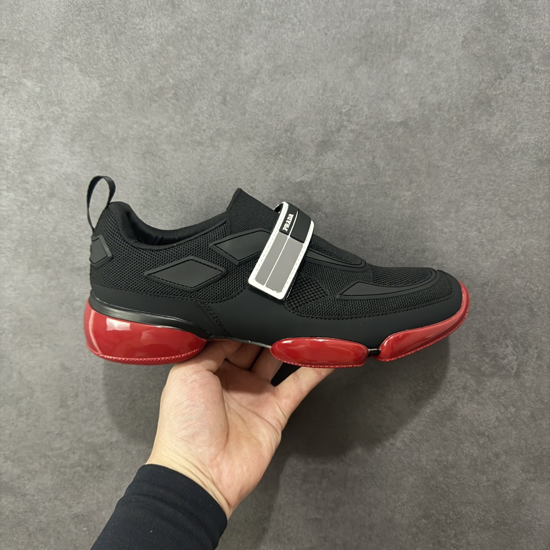 【公司级】PRADA普拉达 Cloudbust 魔术贴运动 减震耐磨包裹性 低帮 生活休闲鞋 男款 大厂出品 高品质做工 价格不杀猪 尺码：40-45-选品中心