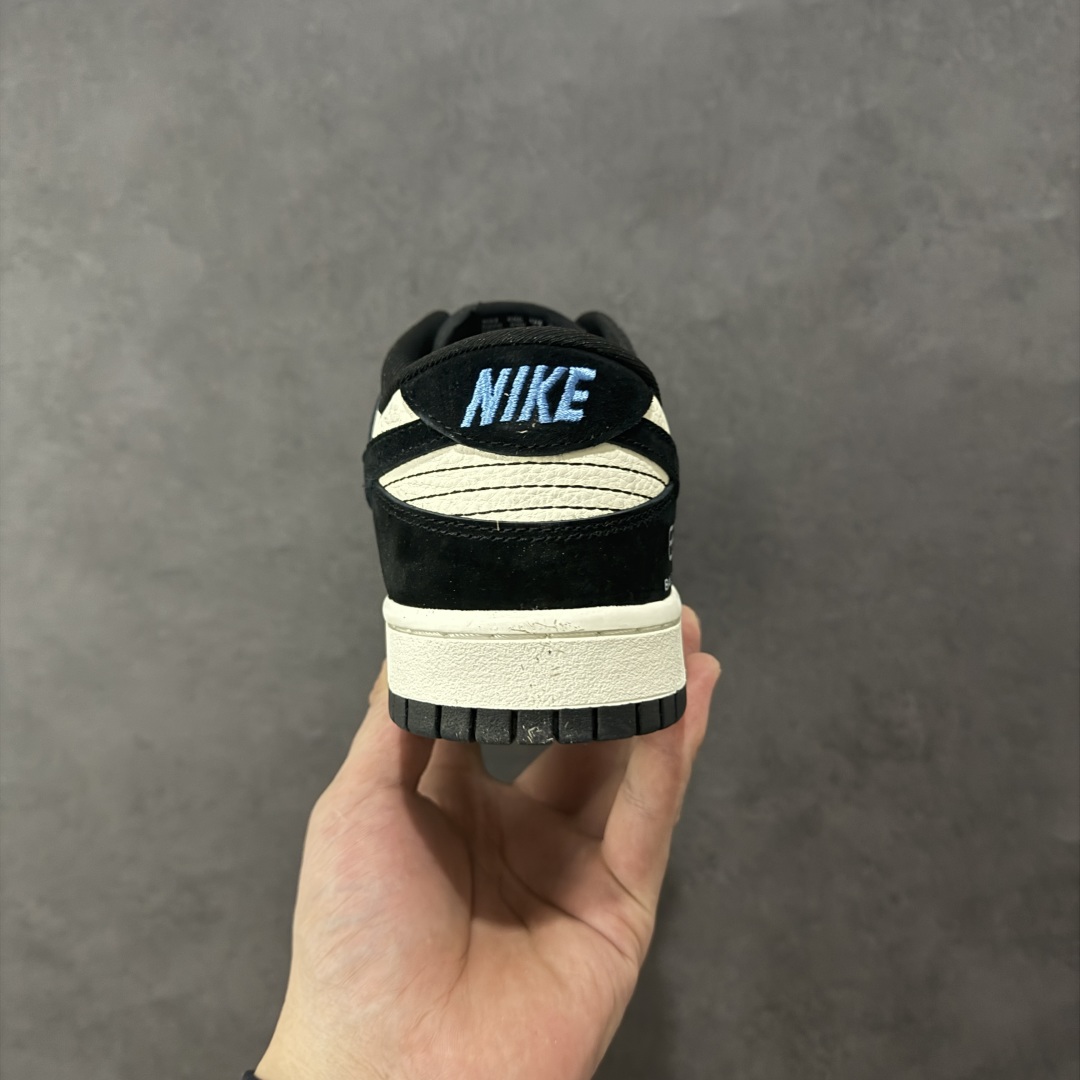 图片[4]-【定制版】高端定制Nike SB Dunk Low “巴黎世家联名——米白黑蓝刺绣” 高端定制 低帮休闲板鞋 定制鞋盒 大厂纯原品质出货 超高清洁度 皮料切割干净无任何毛边 细节完美 货号：DS6608-015 尺码：36 36.5 37.5 38 38.5 39 40 40.5 41 42 42.5 43 44 44.5 45 编码：HXSB330340-选品中心