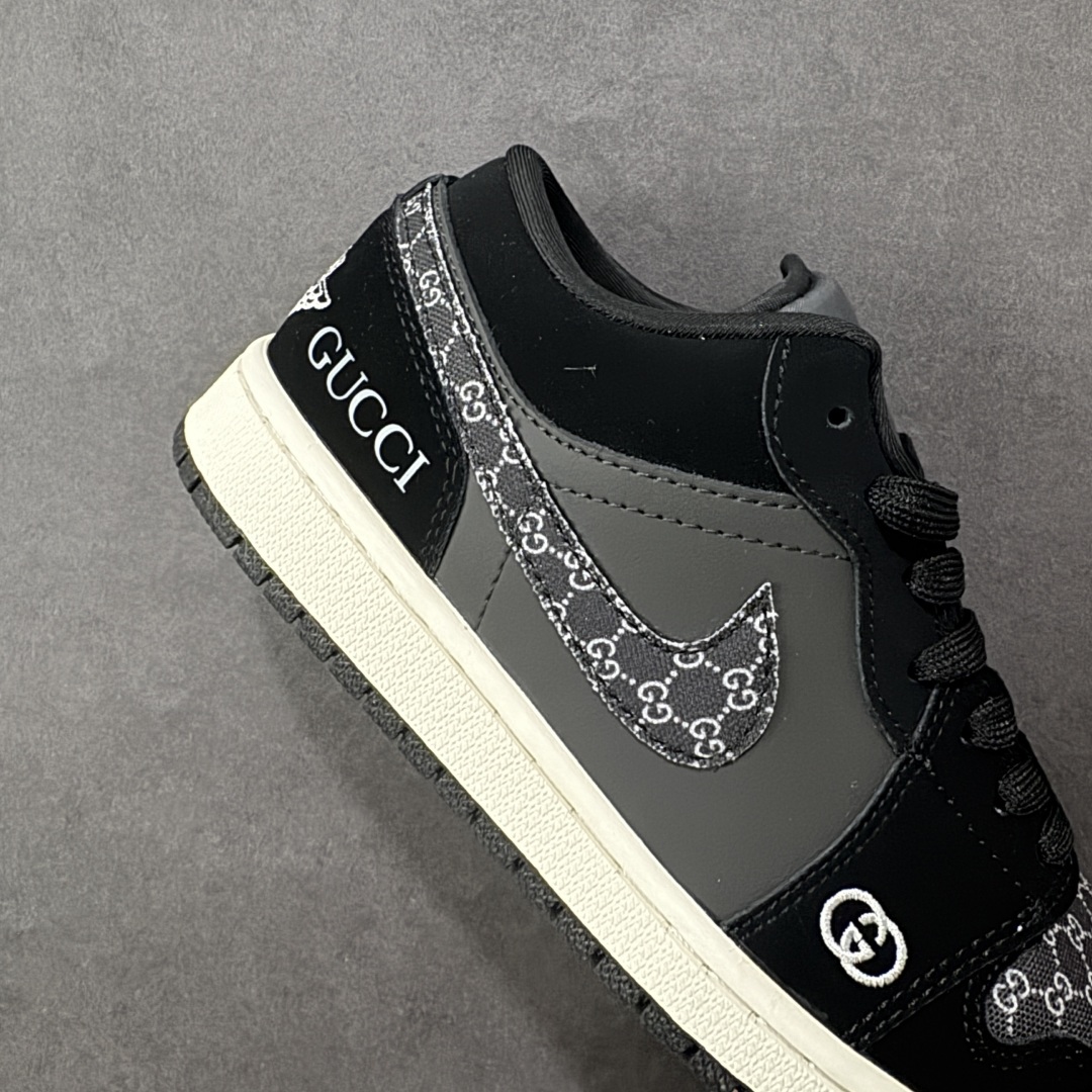 图片[6]-【定制版】Air Jordan 1 Low AJ1 乔1 古驰联名 高端定制 低帮复古篮球鞋 #定制鞋盒 大厂纯原品质出货 超高清洁度 皮料切割干净无任何毛边 细节完美 货号：LJ8888-003 尺码：36 36.5 37.5 38 38.5 39 40 40.5 41 42 42.5 43 44 44.5 45-选品中心