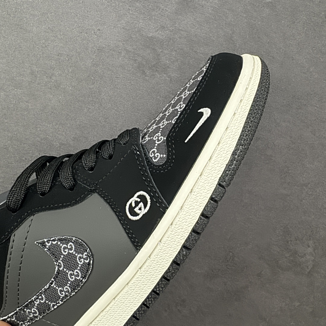 图片[5]-【定制版】Air Jordan 1 Low AJ1 乔1 古驰联名 高端定制 低帮复古篮球鞋 #定制鞋盒 大厂纯原品质出货 超高清洁度 皮料切割干净无任何毛边 细节完美 货号：LJ8888-003 尺码：36 36.5 37.5 38 38.5 39 40 40.5 41 42 42.5 43 44 44.5 45-选品中心