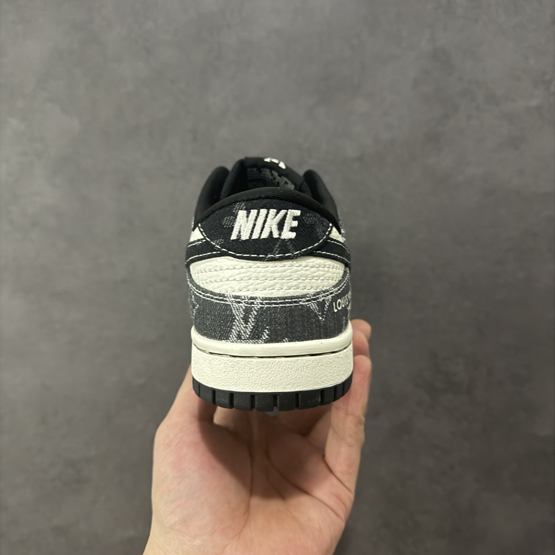 图片[4]-【定制版】Nike SB Dunk Low LV联名 拼接牛仔 高端定制 低帮休闲板鞋 SC0601-471  #定制鞋盒 大厂纯原品质出货 超高清洁度 皮料切割干净无任何毛边 细节完美  尺码：36 36.5 37.5 38 38.5 39 40 40.5 41 42 42.5 43 44 44.5 45 编码：HXSB330340-选品中心
