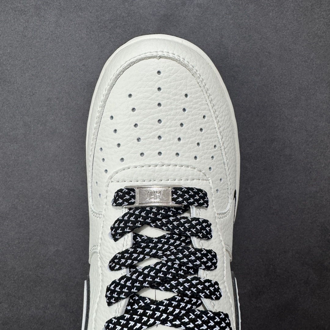 图片[8]-【定制版】NIke Air Force 1 \’07 Low “斯图西联名——米黑底”空军一号 低帮 运动休闲鞋 折边针车 工艺难度大 原楦头原纸板 原装鞋盒 定制五金配件 内置全掌气垫 原厂鞋底 货号：CS5288-046 尺码：36-40 编码：HXSA310320-选品中心
