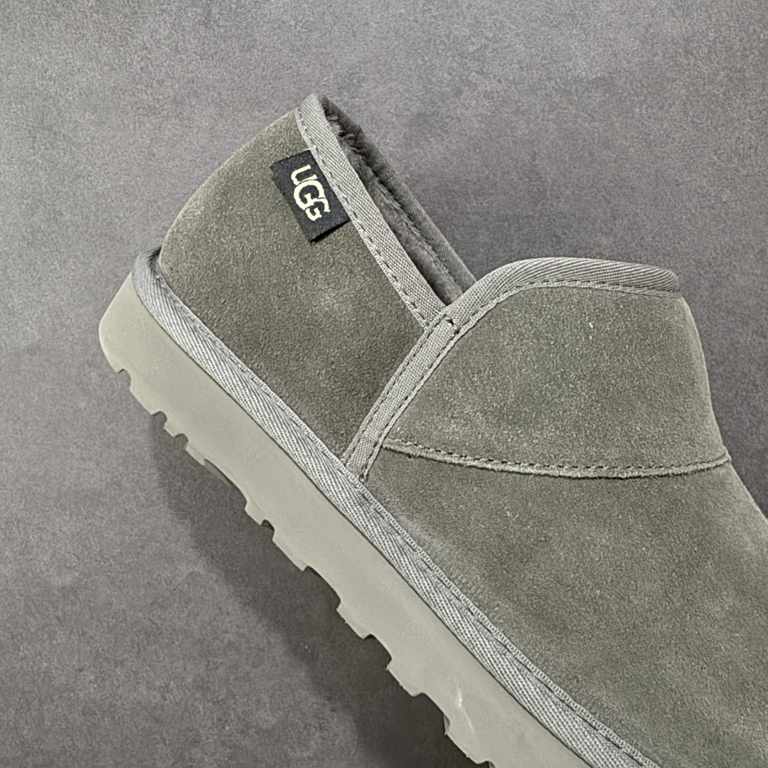 图片[6]-【SP顶级版】UGG 冬季雪地靴 海登休闲一脚蹬 M/1138333 原代工厂隆丰A级真羊毛皮一体完全遵循正平正品，精选A级羊皮毛一体材质，内里毛绒如云朵般包裹双脚，白带恒温属性一寒锁温抗冻，股季透气排湿，让双脚时刻处于干爽舒适的状态，轻量化设计搭配柔韧鞋底，每一步都似踩在软垫上，再加上贴合足型的弧度与足跟支撑，无论是居家休憩,外出通勤还是日常跑腿，全天行走也无负担。 从经典高筒靴到简约拖鞋，从基础中性色到潮流设计，既能与牛仔裤、卫衣打造随性日常，也能搭配裙子、男女同款更能轻松适配情侣穿搭。 优质羊皮毛天生耐磨损，搭配扎实工艺与防水科技加持，能抵御日常磨损与雨雪侵袭。一双穿数年仍能保持柔软质感💪🏻 尺码：39-45-选品中心