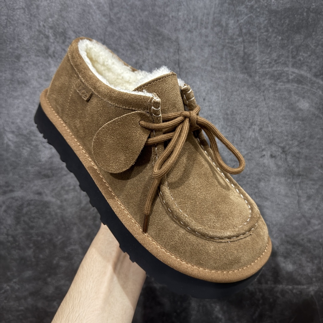 图片[3]-【纯原版】UGG 巴恩风格 复古袋鼠鞋 089-1 来自巴恩风复古美学和都市漫步松弛感，尽显秋日慵懒 穿着袋鼠鞋云游大街小巷 要的就是一种慵懒自在， 文艺复古又不失烟火气息的松弛感 把慢生活，复古元素融合到生活的细节 美拉德配色，鞋带搭配俏皮精怪的珠珠把时尚极限拉满 尺码：36 37 38 39 40-选品中心