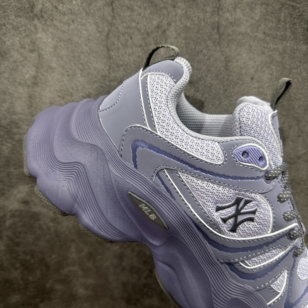 图片[7]-【纯原版】MLB Winner Chunky 25新款 NY百搭舒适休闲潮流运动厚底增高 防滑耐磨 低帮 老爹鞋 男女同款 潮流厚底时尚街头赛博皮面老爹鞋 MLB官方同步出货 虞书欣等众多潮流明星同款 高弹双层MD大底 原楦原档案数据开发版型（完美鞋头弧度/后套收口效果🆚市面文案版本‼️） 原厂立体填充鞋舌海绵 中底注胶孔原数据开发模具大底原厂转印标市面上唯一纯原版本 原材料打造 内增高6cm 原厂1：1模具开发 原厂进口纳米材质 原厂 全套手提袋 原盒雷射防伪标包装 天猫订单品质 官网尺码：35 36 36.5 37.5 38 38.5 39 40 40.5 41 42 42.5 43 44 45-选品中心