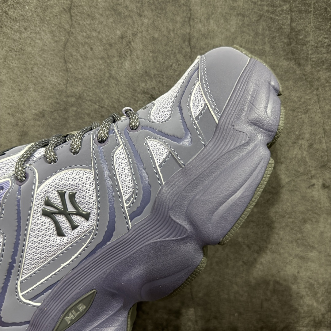 图片[6]-【纯原版】MLB Winner Chunky 25新款 NY百搭舒适休闲潮流运动厚底增高 防滑耐磨 低帮 老爹鞋 男女同款 潮流厚底时尚街头赛博皮面老爹鞋 MLB官方同步出货 虞书欣等众多潮流明星同款 高弹双层MD大底 原楦原档案数据开发版型（完美鞋头弧度/后套收口效果🆚市面文案版本‼️） 原厂立体填充鞋舌海绵 中底注胶孔原数据开发模具大底原厂转印标市面上唯一纯原版本 原材料打造 内增高6cm 原厂1：1模具开发 原厂进口纳米材质 原厂 全套手提袋 原盒雷射防伪标包装 天猫订单品质 官网尺码：35 36 36.5 37.5 38 38.5 39 40 40.5 41 42 42.5 43 44 45-选品中心