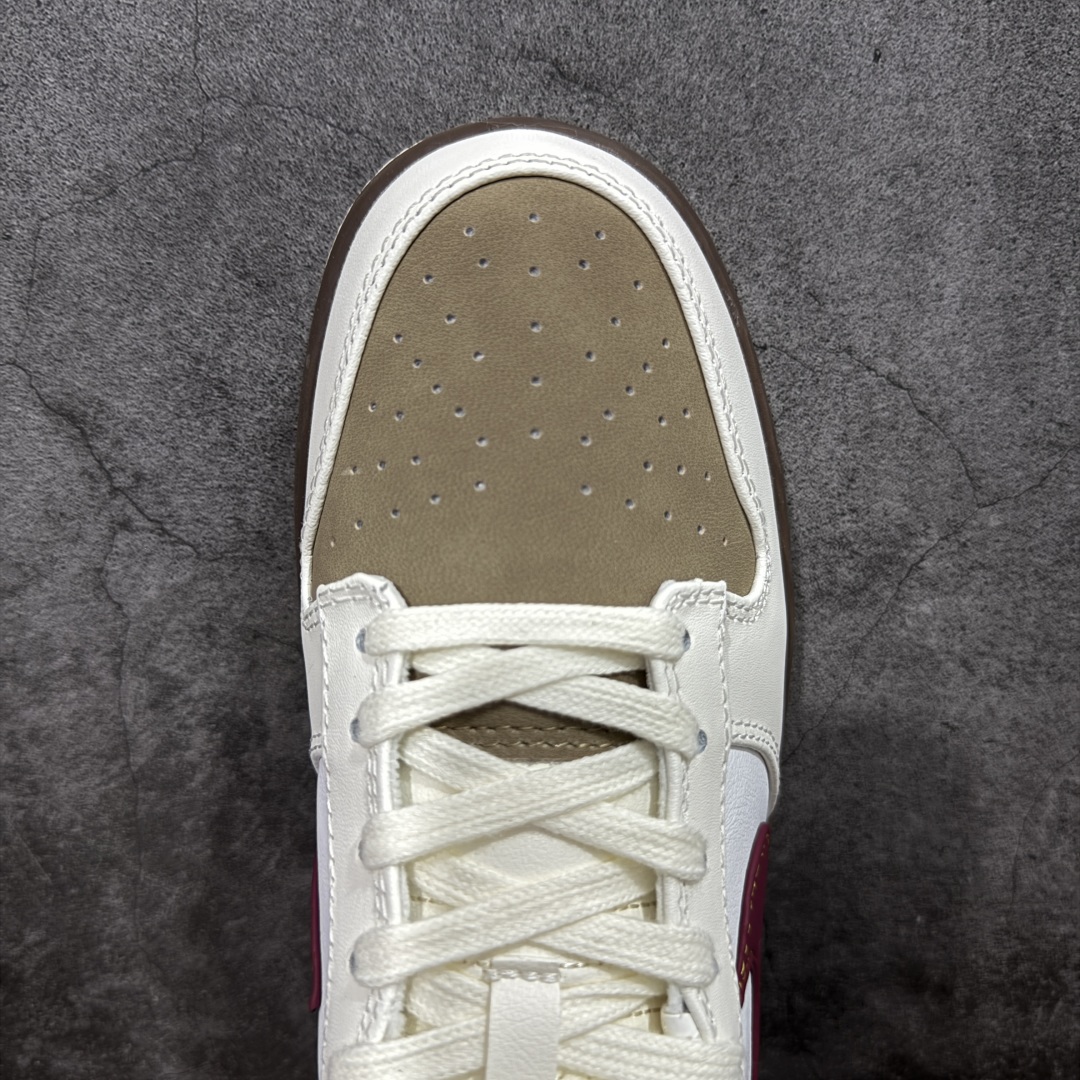 图片[5]-【公司级】Nike Dunk Low 白红棕豹纹 IM6687-262 纯原大厂出品 极力推荐 原装头层材料 独家版型蒸餾加工 帶來的是更好的视觉和脚感体验 大厂纯原品质出货 清洁度 电绣工艺 皮料切割干净无任何毛边 细节完美 尺码：36 36.5 37.5 38 38.5 39 40 40.5 41 42 42.5 43 44 44.5 45-选品中心