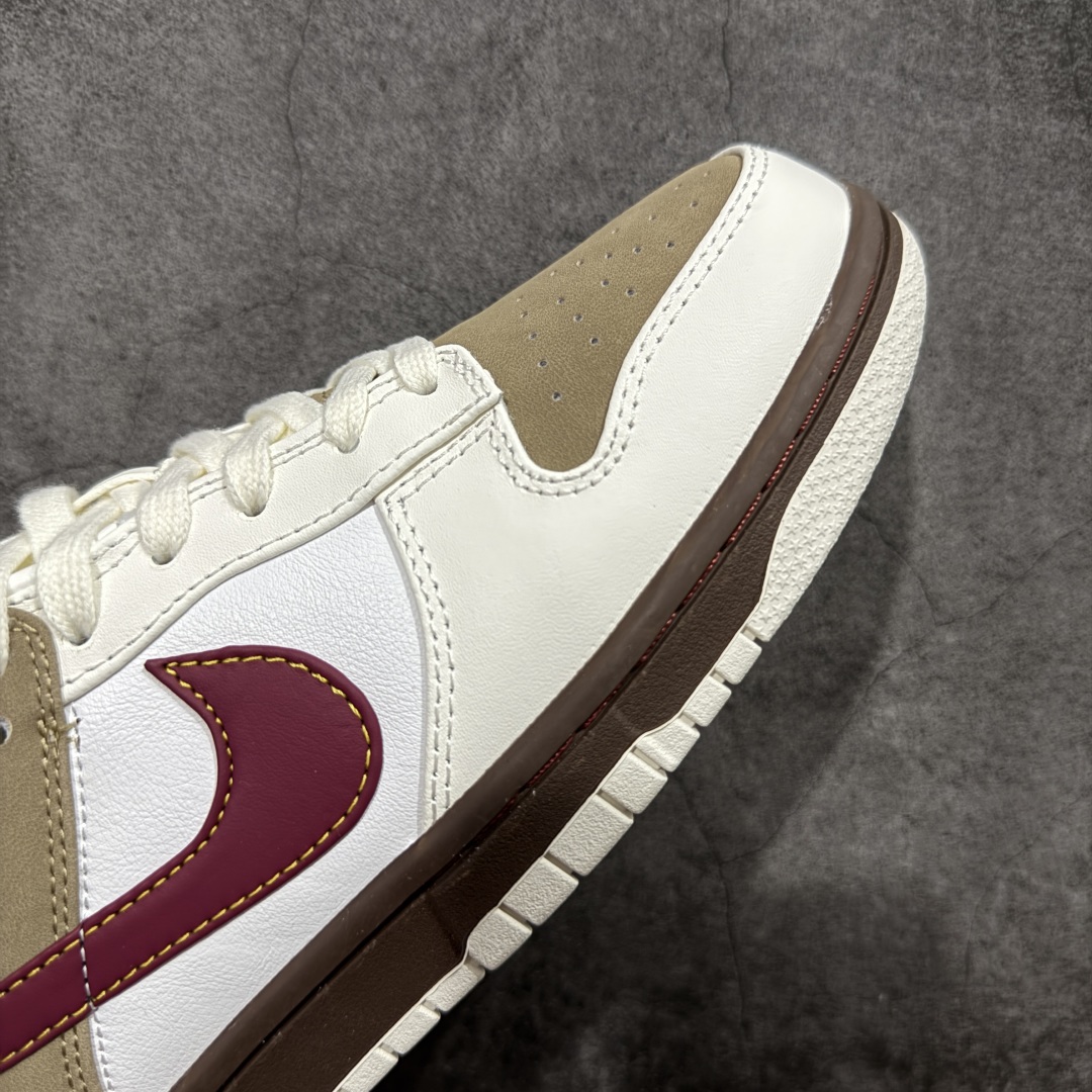 图片[6]-【公司级】Nike Dunk Low 白红棕豹纹 IM6687-262 纯原大厂出品 极力推荐 原装头层材料 独家版型蒸餾加工 帶來的是更好的视觉和脚感体验 大厂纯原品质出货 清洁度 电绣工艺 皮料切割干净无任何毛边 细节完美 尺码：36 36.5 37.5 38 38.5 39 40 40.5 41 42 42.5 43 44 44.5 45-选品中心