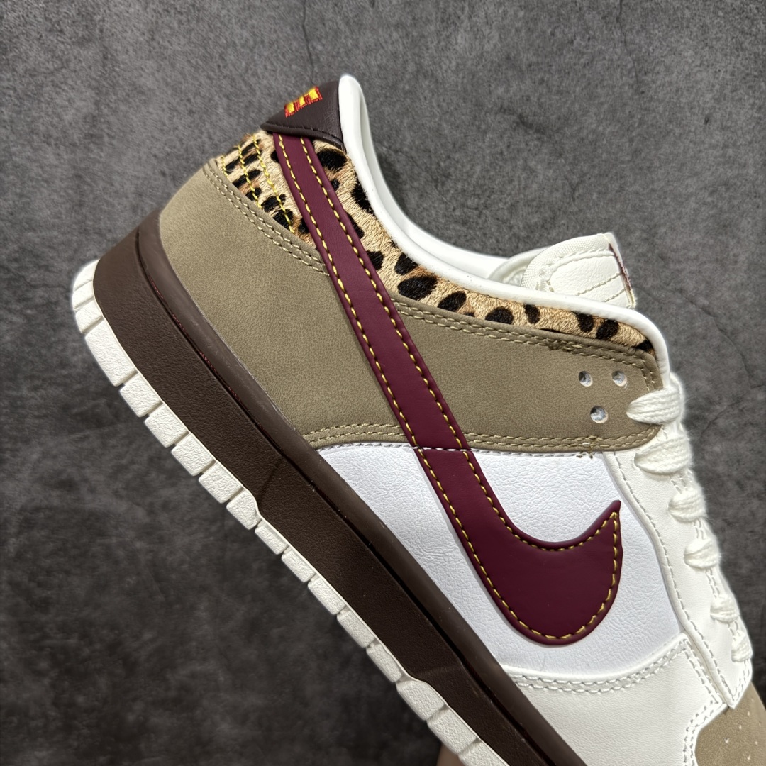 图片[7]-【公司级】Nike Dunk Low 白红棕豹纹 IM6687-262 纯原大厂出品 极力推荐 原装头层材料 独家版型蒸餾加工 帶來的是更好的视觉和脚感体验 大厂纯原品质出货 清洁度 电绣工艺 皮料切割干净无任何毛边 细节完美 尺码：36 36.5 37.5 38 38.5 39 40 40.5 41 42 42.5 43 44 44.5 45-选品中心