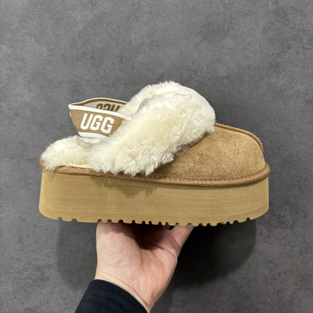 【莞产X1版本】 市面顶级版本 UGG3474 星拖拉带厚底 小红书爆款 广州外贸大厂生产 鞋头到鞋垫真羊皮毛一体 独立外盒包装 芯片 带防水工艺 区别市面任何版本 5cm厚底 独立原版开发大底 羊绒鞋垫 冬季保暖外出 家居都是很适合的选择 进年uug推出款式系列 局部偏向年轻消费者喜好 也走到时尚潮流穿搭的前沿 鞋身材质 防泼水涂层翻毛皮鞋面 17毫米UGGPURE™植入式羊毛内底 轻便防滑舒适橡胶外底 带有品牌LOGO商标 带全套包装 尺码： 35-40-选品中心