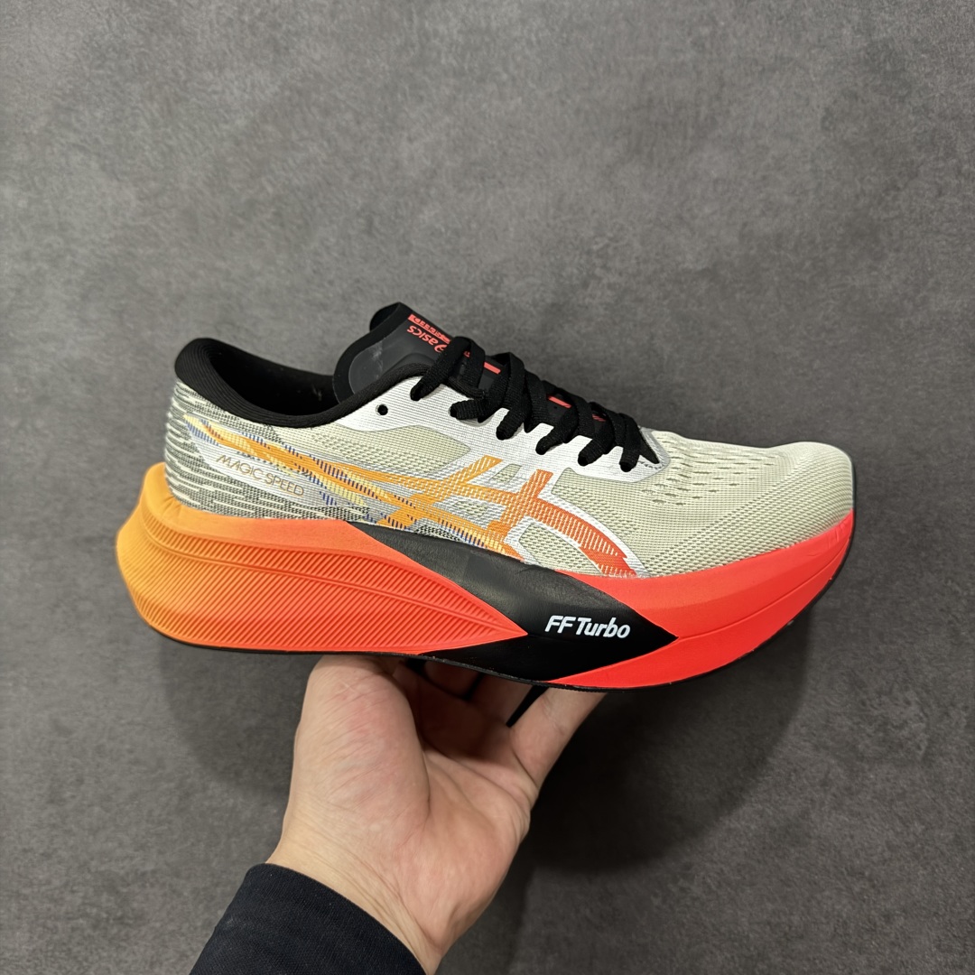 【公司级】Asics 亚瑟士MAGIC SPEED 4稳定跑鞋 鞋面采用双层提花网面设计，提高包裹性和透气性，后跟搭载稳定系统科技T-GEL提升整体支撑力和结构感，减少对身体带来的冲击负荷，创新中底至轻回弹 尺码：39-45无半码-选品中心