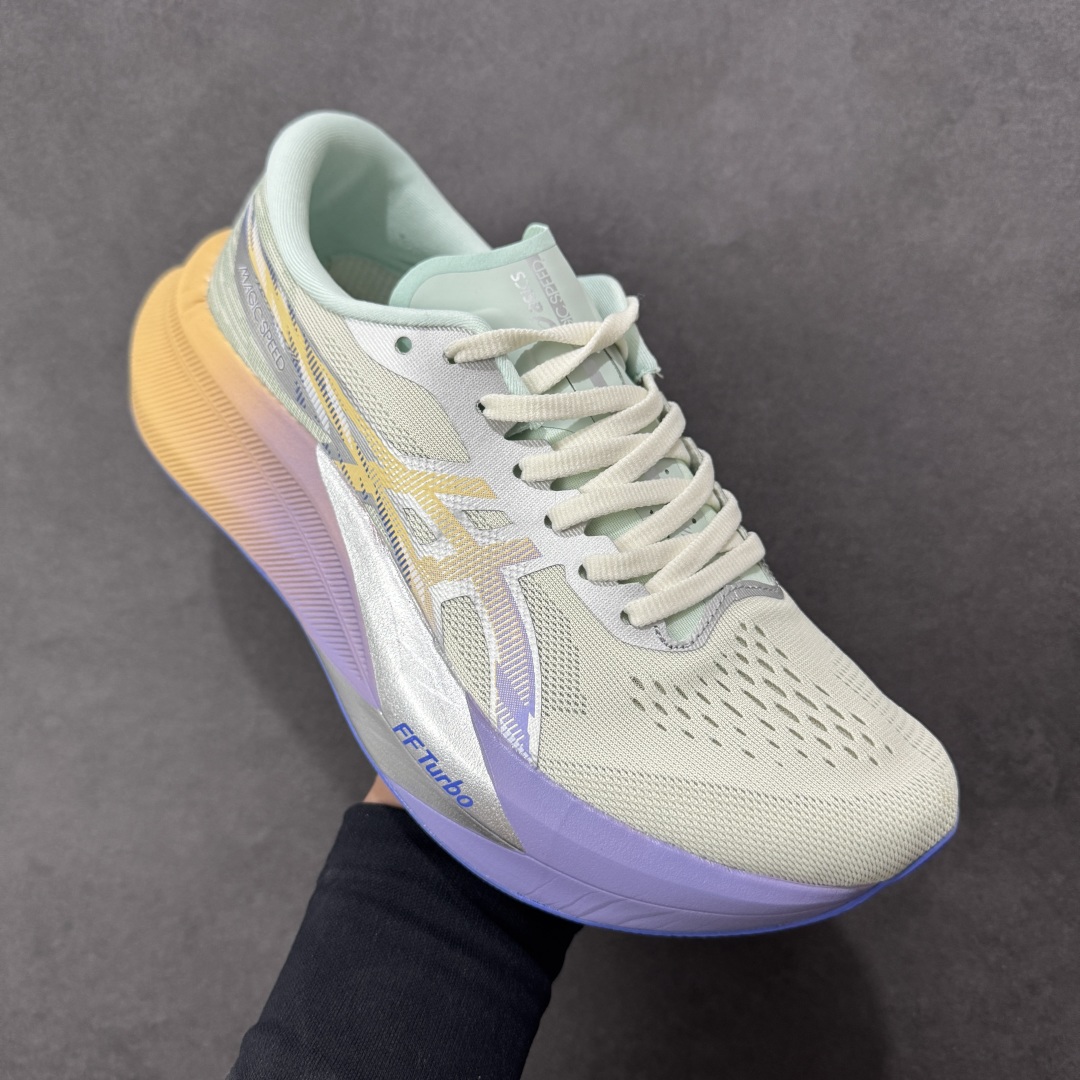 图片[3]-【公司级】Asics 亚瑟士MAGIC SPEED 4稳定跑鞋 鞋面采用双层提花网面设计，提高包裹性和透气性，后跟搭载稳定系统科技T-GEL提升整体支撑力和结构感，减少对身体带来的冲击负荷，创新中底至轻回弹 尺码：36-40无半码-选品中心