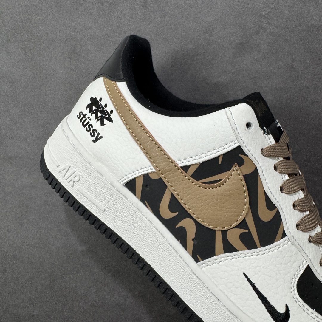 图片[6]-【定制版】Nk Air Force 1‘07 Low 斯图西联名 空军一号低帮休闲板鞋  #原楦头原纸板 原装鞋盒 定制五金配件 内置全掌气垫 原厂鞋底 货号：XJ9168-002  尺码：36 36.5 37.5 38 38.5 39 40 40.5 41 42 42.5 43 44 44.5 45-选品中心