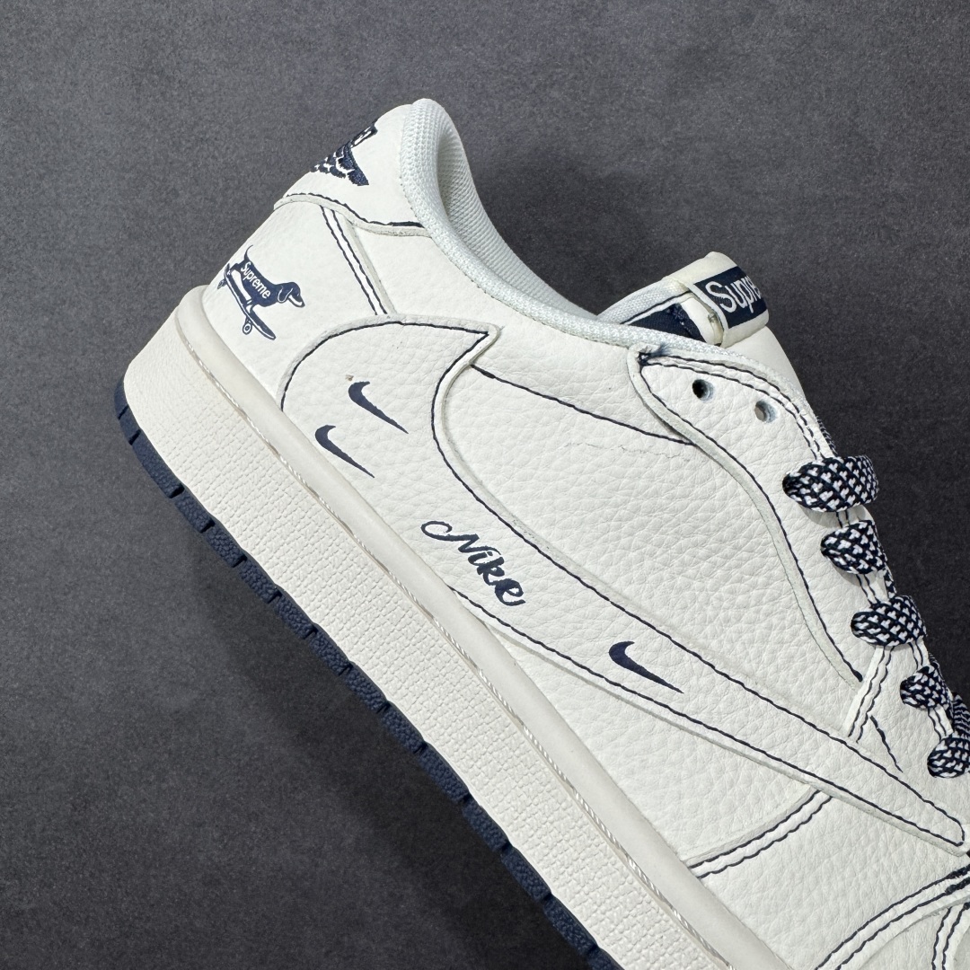 图片[6]-【定制版】Air Jordan 1 Low supreme 联名 高端定制 低帮复古篮球鞋  #定制鞋盒 大厂纯原品质出货 超高清洁度 皮料切割干净无任何毛边 细节完美 货号： XD0798-308  尺码：36 36.5 37.5 38 38.5 39 40 40.5 41 42 42.5 43 44 44.5 45 编码：HXSB330340-选品中心