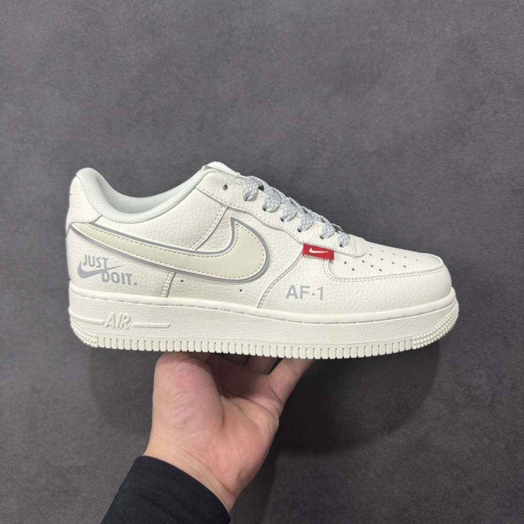 【定制版】NIke Air Force 1 \'07 Low “红标Justdoit”空军一号 低帮 运动休闲鞋 折边针车 工艺难度大 原楦头原纸板 原装鞋盒 定制五金配件 内置全掌气垫 原厂鞋底 货号：CS5288-043 尺码：36 36.5 37.5 38 38.5 39 40 40.5 41 42 42.5 43 44 44.5 45 编码：HXSA310320-选品中心