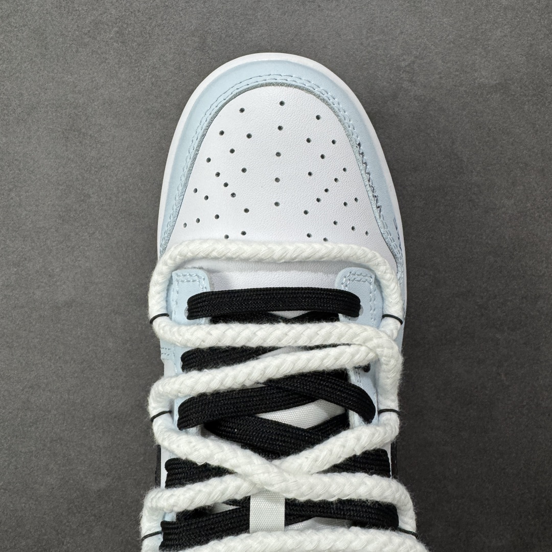 图片[8]-【定制版】Nike Dunk Low Retro ‘DIY高端定制’耐克 低帮休闲运动板鞋 原装头层材料 用料绝不含糊 独家版型蒸餾加工帶來的是更好的视觉和脚感体验 清洁度 电绣工艺 皮料切割干净无任何毛边 细节完美 货号：DD1391-100 尺码：40-46带半码 编码：HXSB330340-选品中心