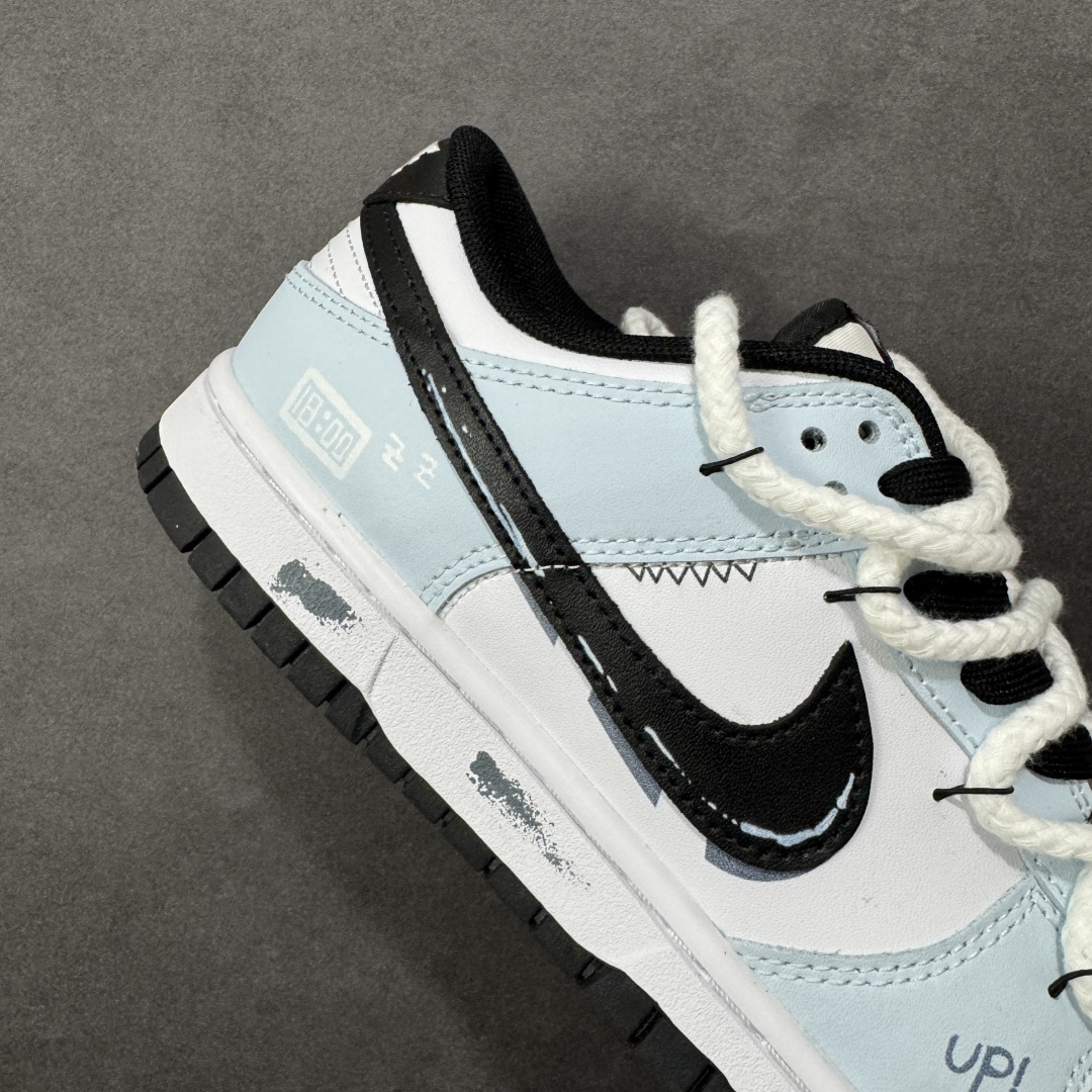 图片[6]-【定制版】Nike Dunk Low Retro ‘DIY高端定制’耐克 低帮休闲运动板鞋 原装头层材料 用料绝不含糊 独家版型蒸餾加工帶來的是更好的视觉和脚感体验 清洁度 电绣工艺 皮料切割干净无任何毛边 细节完美 货号：DD1391-100 尺码：40-46带半码 编码：HXSB330340-选品中心