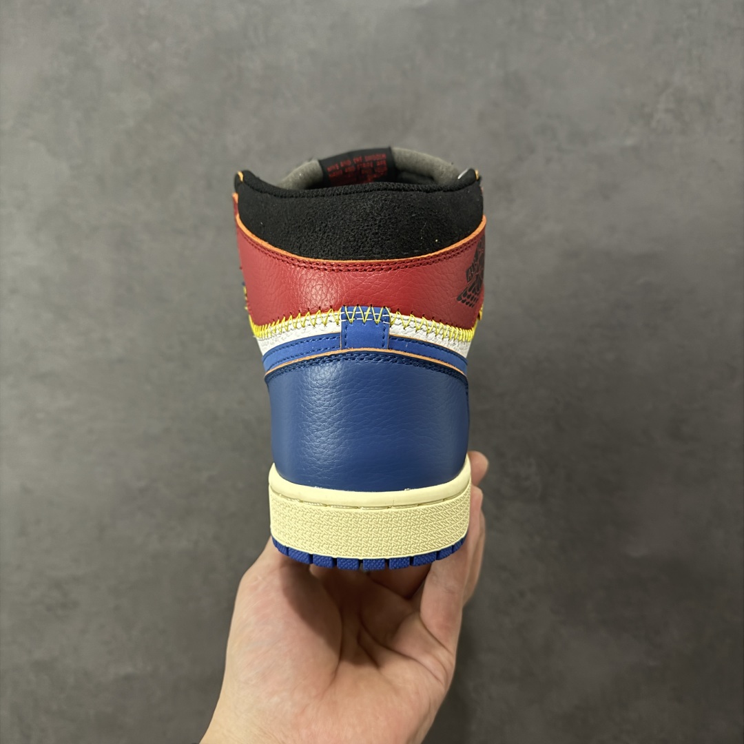 图片[4]-【头层BC版】Union x Air Jordan aj1 Retro High OG 百搭休闲文化运动篮球鞋 口碑AJ大厂出品 全系列原楦原纸板开发 原厂头层皮料加持 原厂定型后跟完美效果 裁片超高清洁度 针车 细节到位 性价比十足💪🏻 货号：BV1300-146 尺码：40-47.5（半）-选品中心