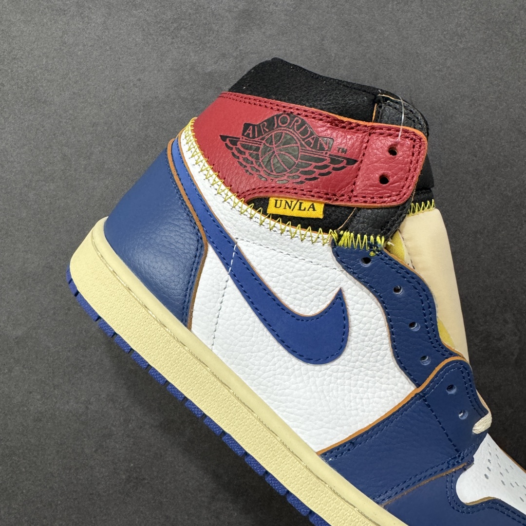 图片[6]-【头层BC版】Union x Air Jordan aj1 Retro High OG 百搭休闲文化运动篮球鞋 口碑AJ大厂出品 全系列原楦原纸板开发 原厂头层皮料加持 原厂定型后跟完美效果 裁片超高清洁度 针车 细节到位 性价比十足💪🏻 货号：BV1300-146 尺码：40-47.5（半）-选品中心