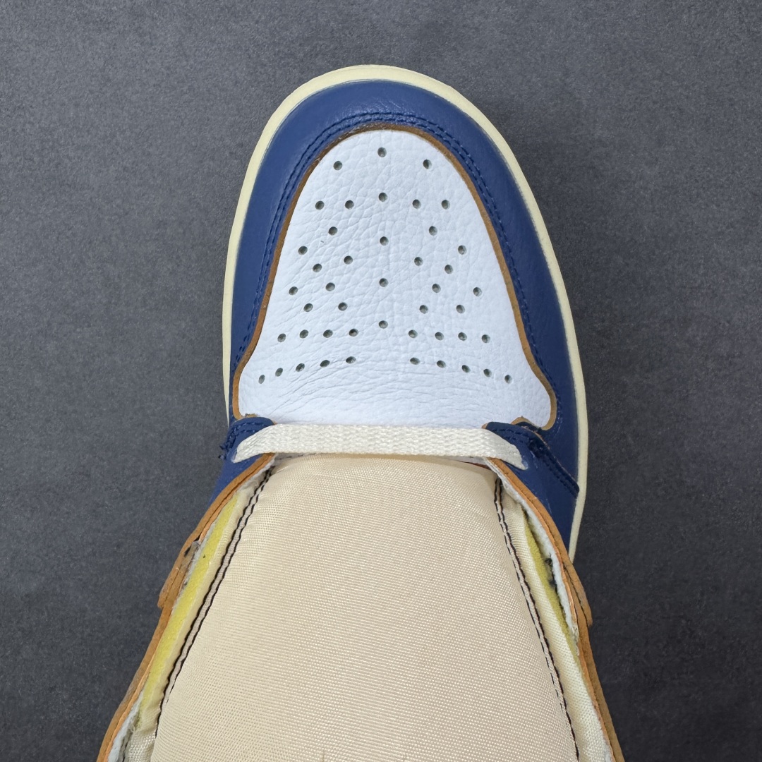 图片[8]-【头层BC版】Union x Air Jordan aj1 Retro High OG 百搭休闲文化运动篮球鞋 口碑AJ大厂出品 全系列原楦原纸板开发 原厂头层皮料加持 原厂定型后跟完美效果 裁片超高清洁度 针车 细节到位 性价比十足💪🏻 货号：BV1300-146 尺码：40-47.5（半）-选品中心