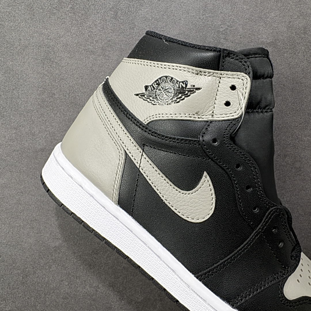 图片[6]-【头层BC版】Nike Air Jordan aj1 Retro High OG “影子灰”百搭休闲文化运动篮球鞋 口碑AJ大厂出品 全系列原楦原纸板开发 原厂头层皮料加持 原厂定型后跟完美效果 裁片超高清洁度 针车 细节到位 性价比十足💪🏻 货号：555088-013 尺码：40-47.5（半）-选品中心