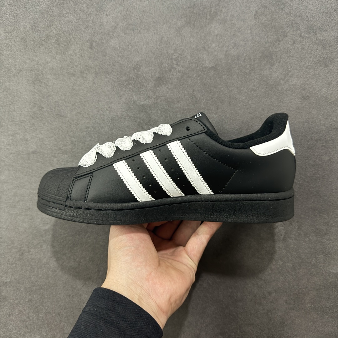 图片[2]-【公司级】Adidas Originals Superstar 2025全新版本 贝壳头官方同步 渠道正品订单 诠释市场最高工艺水平 贝壳头经典小白板鞋 专柜上架同步配色 全鞋进口头层皮料打造。区别市面普通真标版本，进出专柜无压力 货号：EG4959 尺码：35-40-选品中心