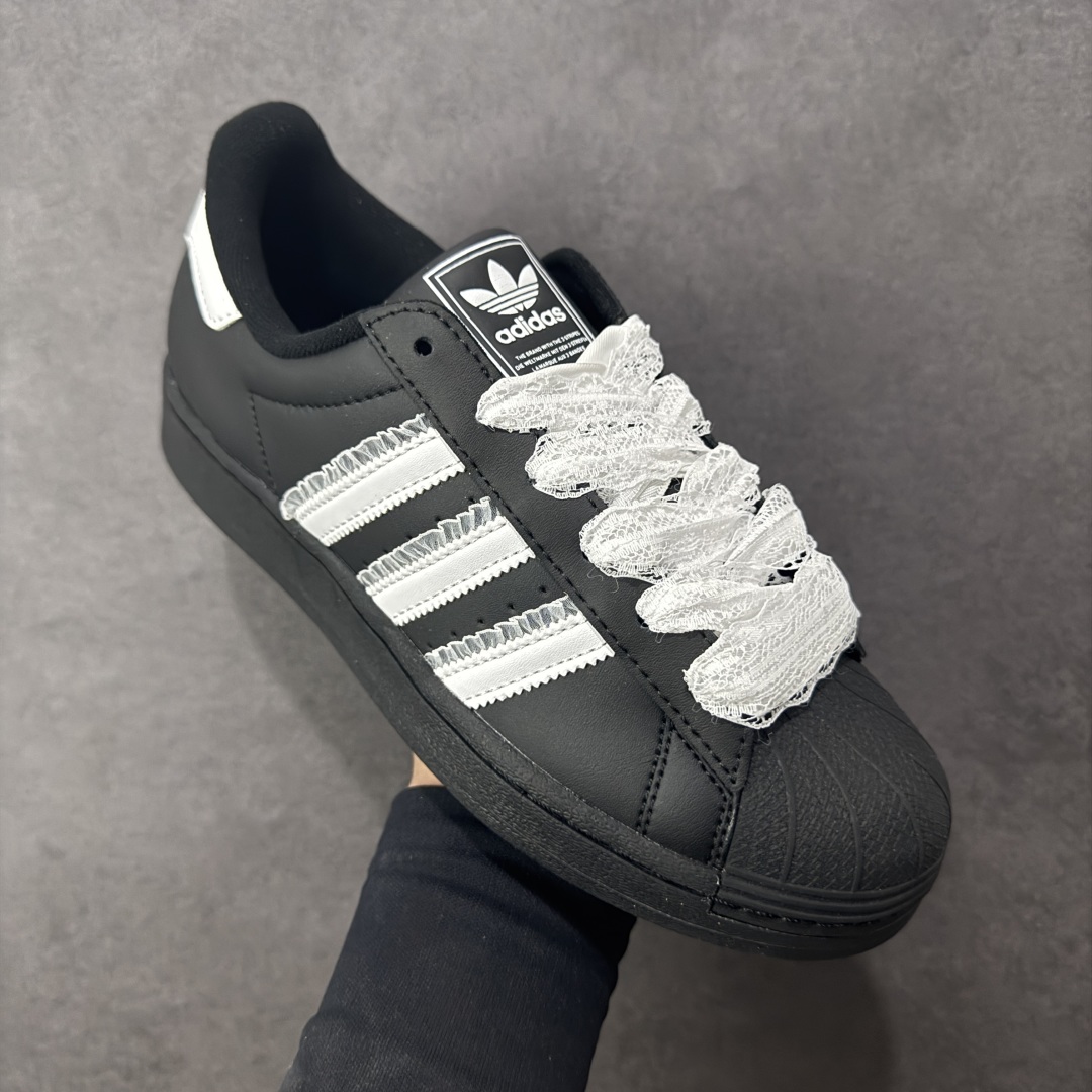 图片[3]-【公司级】Adidas Originals Superstar 2025全新版本 贝壳头官方同步 渠道正品订单 诠释市场最高工艺水平 贝壳头经典小白板鞋 专柜上架同步配色 全鞋进口头层皮料打造。区别市面普通真标版本，进出专柜无压力 货号：EG4959 尺码：35-40-选品中心