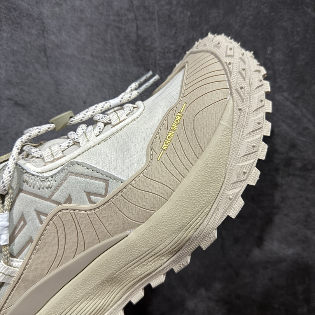 图片[6]-【绿x纯原】可隆KOLON SPORT LITCAMP MEGA 时尚舒适 低帮 户外防水功能鞋 男女同款 防水支撑轻便回弹 低帮徒步鞋 广东纯原大厂出品 纯原版本👏 脚感软到像踩云朵☁️—鞋面柔软贴合脚型 走石子路也不硌脚 防滑V黄金大底纹路深似锯齿，泥地、陡坡都稳稳拿捏 下雨天也不怕打滑 黑色耐脏又百搭 日常穿去上班是低调质感 进山徒步是可靠装备，从城市到山野，一双鞋承包所有 “出走计划” 尺码：36.5-46-选品中心