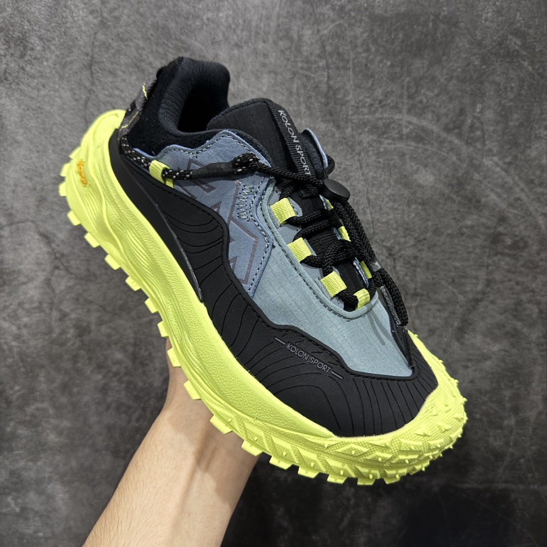 图片[3]-【绿x纯原】可隆KOLON SPORT LITCAMP MEGA 时尚舒适 低帮 户外防水功能鞋 男女同款 防水支撑轻便回弹 低帮徒步鞋 广东纯原大厂出品 纯原版本👏 脚感软到像踩云朵☁️—鞋面柔软贴合脚型 走石子路也不硌脚 防滑V黄金大底纹路深似锯齿，泥地、陡坡都稳稳拿捏 下雨天也不怕打滑 黑色耐脏又百搭 日常穿去上班是低调质感 进山徒步是可靠装备，从城市到山野，一双鞋承包所有 “出走计划” 尺码：36.5-46-选品中心