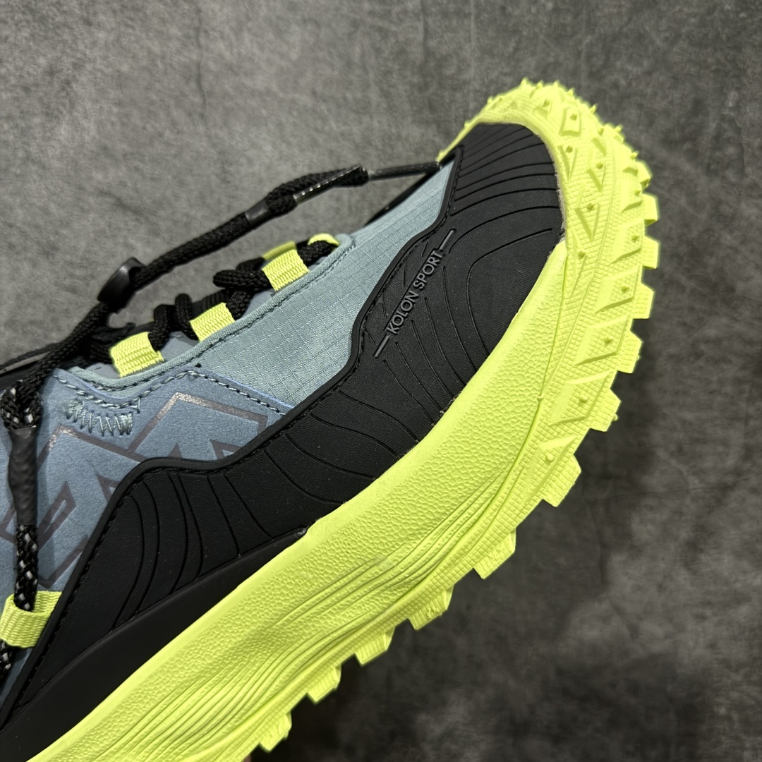 图片[6]-【绿x纯原】可隆KOLON SPORT LITCAMP MEGA 时尚舒适 低帮 户外防水功能鞋 男女同款 防水支撑轻便回弹 低帮徒步鞋 广东纯原大厂出品 纯原版本👏 脚感软到像踩云朵☁️—鞋面柔软贴合脚型 走石子路也不硌脚 防滑V黄金大底纹路深似锯齿，泥地、陡坡都稳稳拿捏 下雨天也不怕打滑 黑色耐脏又百搭 日常穿去上班是低调质感 进山徒步是可靠装备，从城市到山野，一双鞋承包所有 “出走计划” 尺码：36.5-46-选品中心