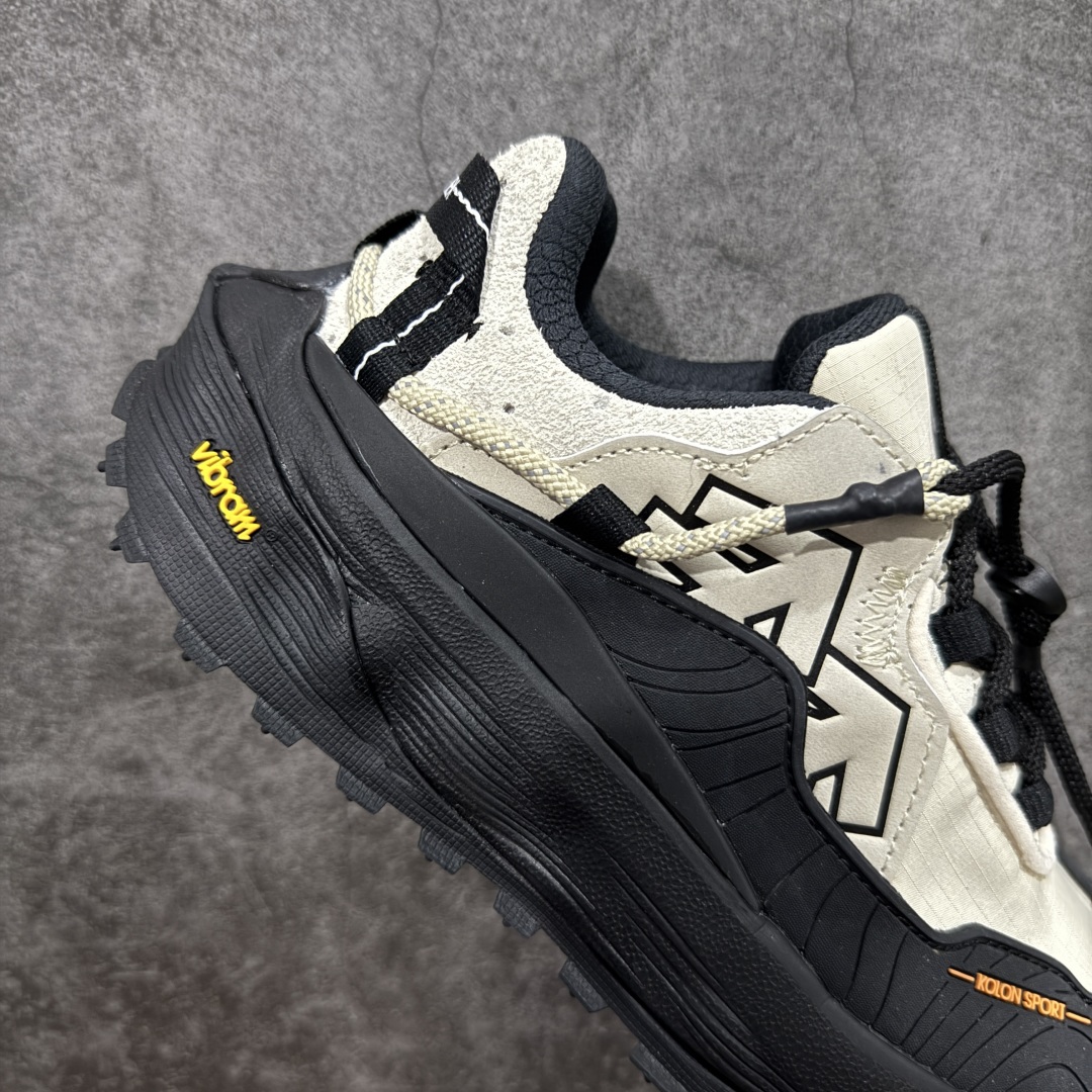 图片[7]-【绿x纯原】可隆KOLON SPORT LITCAMP MEGA 时尚舒适 低帮 户外防水功能鞋 男女同款 防水支撑轻便回弹 低帮徒步鞋 广东纯原大厂出品 纯原版本👏 脚感软到像踩云朵☁️—鞋面柔软贴合脚型 走石子路也不硌脚 防滑V黄金大底纹路深似锯齿，泥地、陡坡都稳稳拿捏 下雨天也不怕打滑 黑色耐脏又百搭 日常穿去上班是低调质感 进山徒步是可靠装备，从城市到山野，一双鞋承包所有 “出走计划” 尺码：36.5-46-选品中心