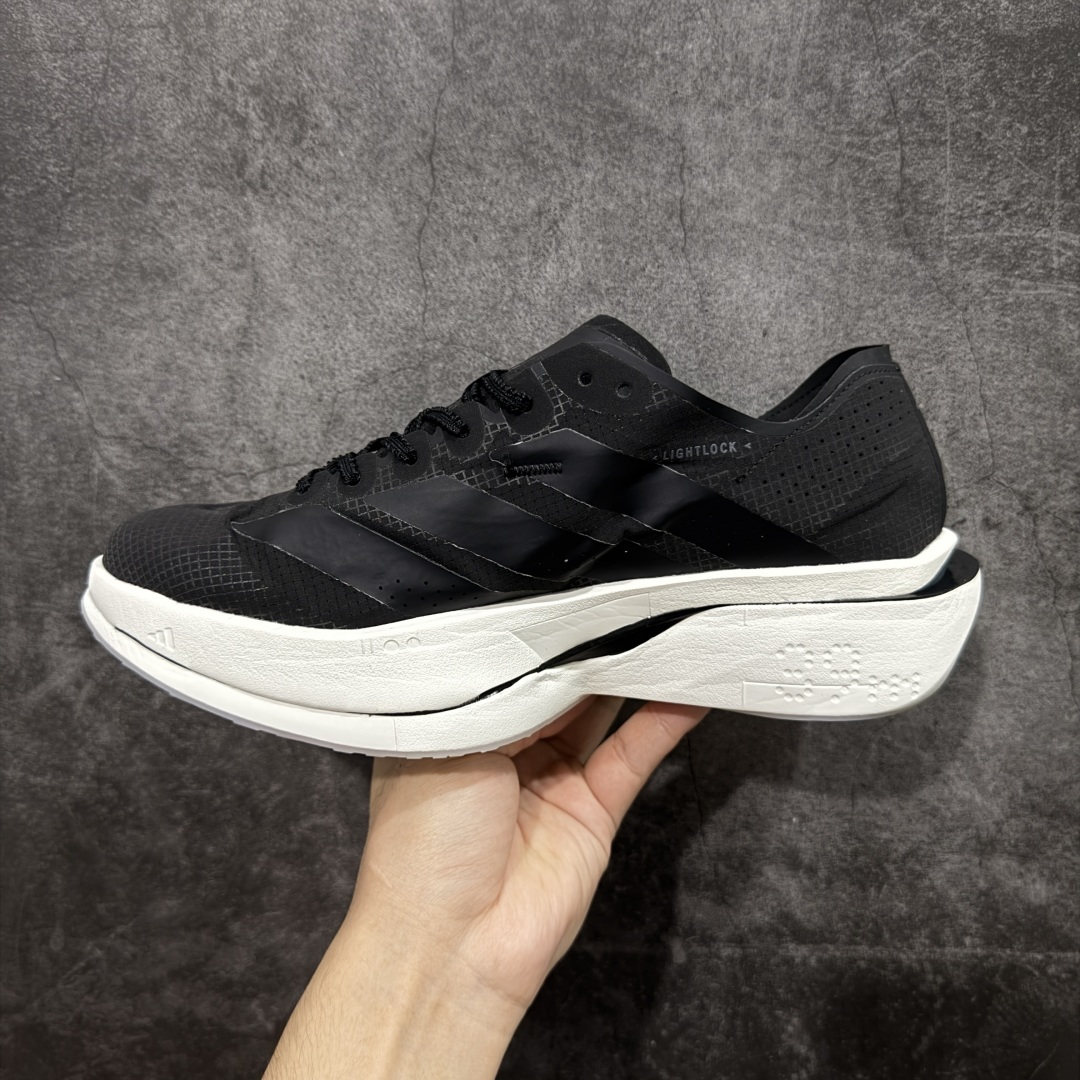 图片[2]-【纯原真碳】Adidas Adizero Adios Pro 5 M 阿迪达斯 耐磨减震专业跑步鞋 无论是平时训练还是马拉松 让这款跑步鞋伴你畅快开跑 兼具舒适性和结构感 搭载Lightstrike科技 为步伐注入活力 尺码：36-45 货号：JR1674-选品中心