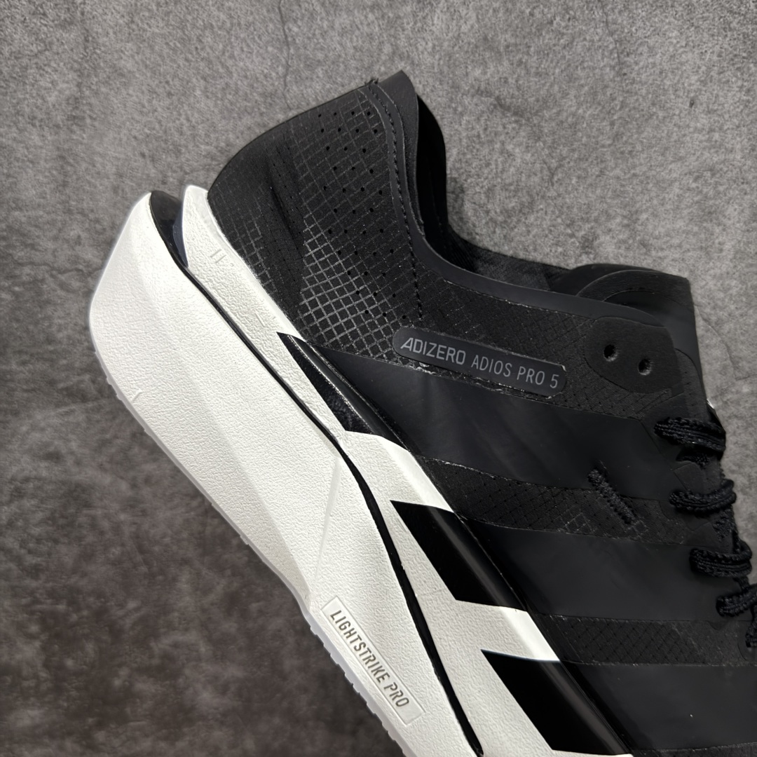 图片[7]-【纯原真碳】Adidas Adizero Adios Pro 5 M 阿迪达斯 耐磨减震专业跑步鞋 无论是平时训练还是马拉松 让这款跑步鞋伴你畅快开跑 兼具舒适性和结构感 搭载Lightstrike科技 为步伐注入活力 尺码：36-45 货号：JR1674-选品中心
