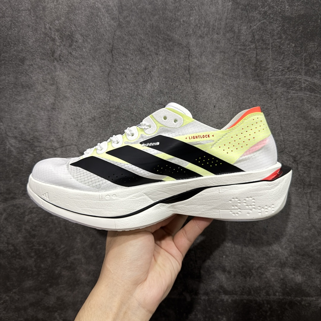 图片[2]-【纯原真碳】Adidas Adizero Adios Pro 5 M 阿迪达斯 耐磨减震专业跑步鞋 无论是平时训练还是马拉松 让这款跑步鞋伴你畅快开跑 兼具舒适性和结构感 搭载Lightstrike科技 为步伐注入活力 尺码：36-45 货号：JR1672-选品中心