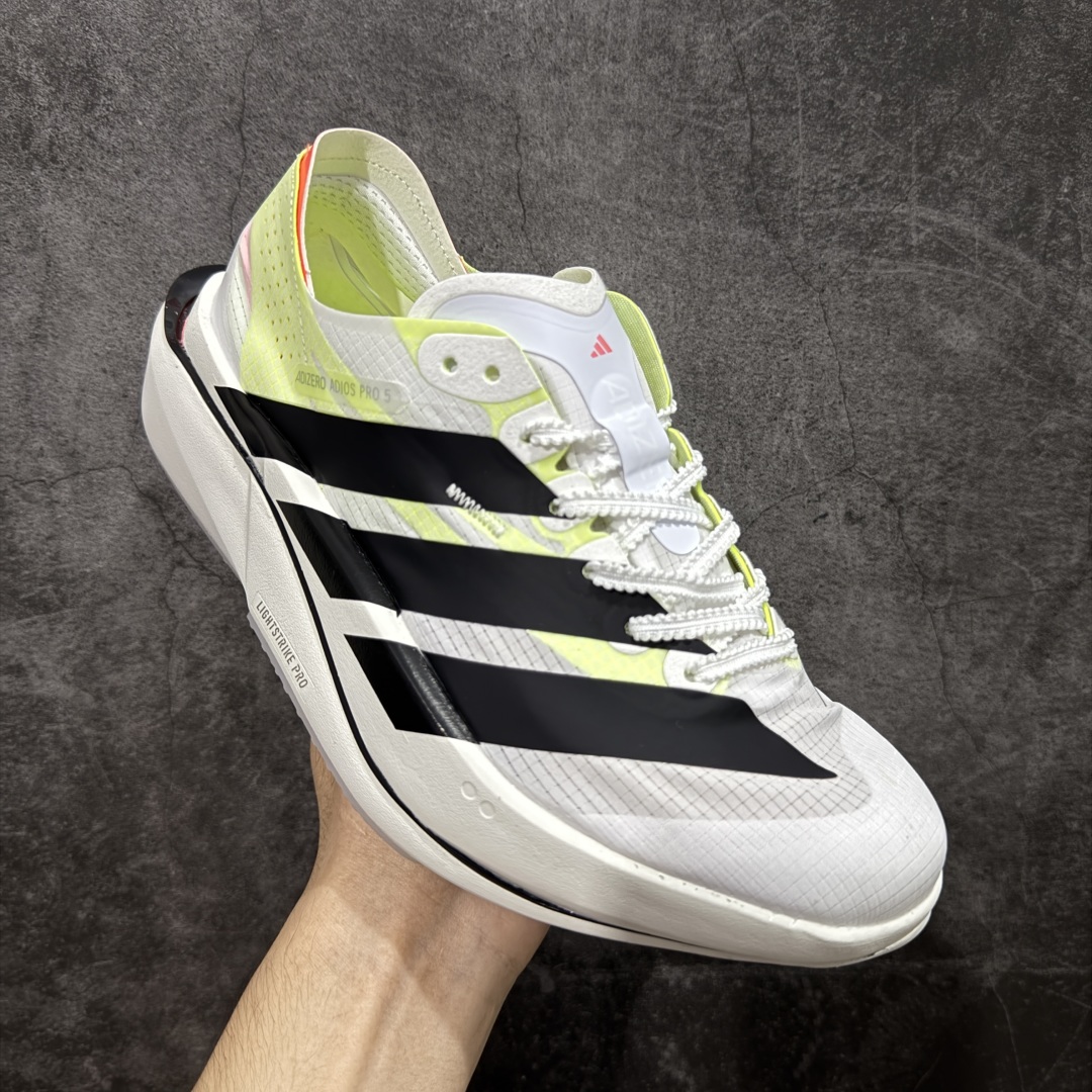 图片[3]-【纯原真碳】Adidas Adizero Adios Pro 5 M 阿迪达斯 耐磨减震专业跑步鞋 无论是平时训练还是马拉松 让这款跑步鞋伴你畅快开跑 兼具舒适性和结构感 搭载Lightstrike科技 为步伐注入活力 尺码：36-45 货号：JR1672-选品中心