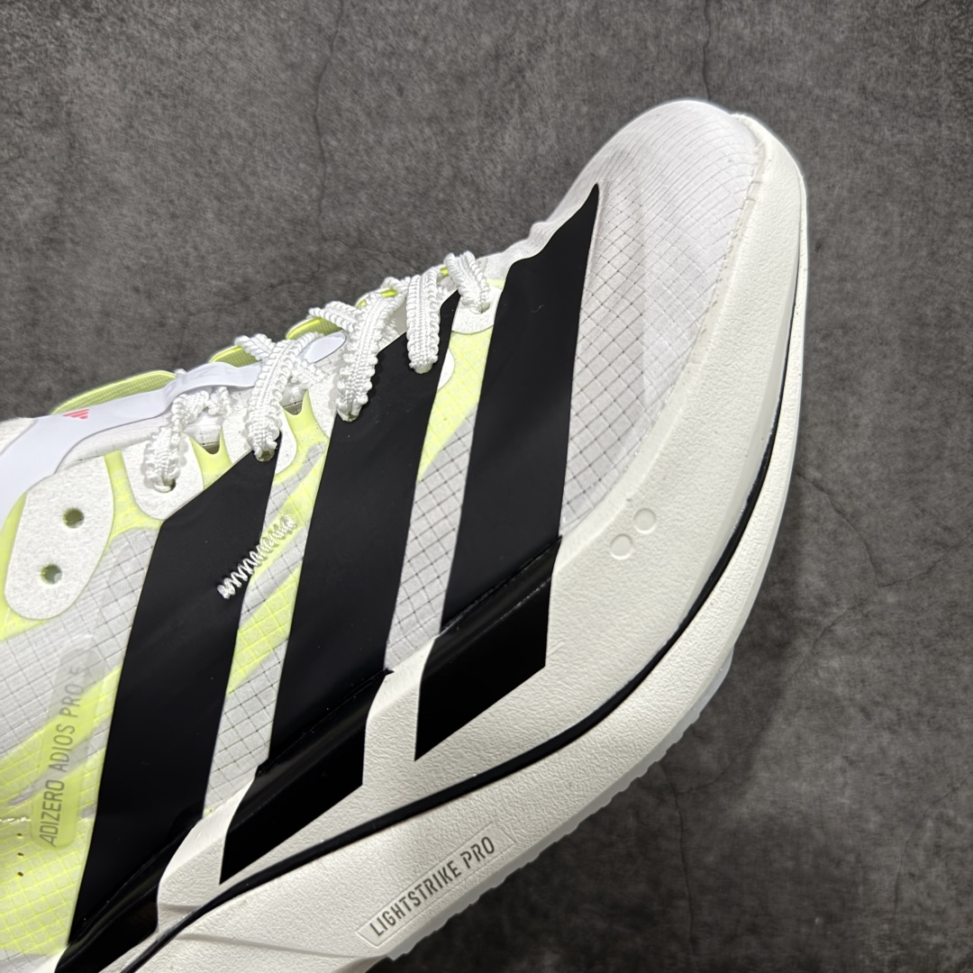 图片[6]-【纯原真碳】Adidas Adizero Adios Pro 5 M 阿迪达斯 耐磨减震专业跑步鞋 无论是平时训练还是马拉松 让这款跑步鞋伴你畅快开跑 兼具舒适性和结构感 搭载Lightstrike科技 为步伐注入活力 尺码：36-45 货号：JR1672-选品中心