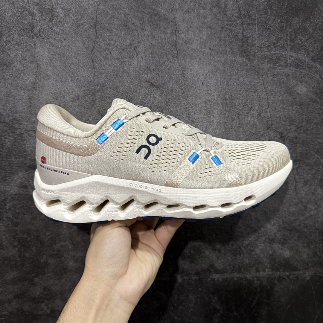 【PZ版本】On昂跑 Cloudsurfer 2 舒适柔软 休闲跑步鞋 此运动品牌 开创于2010年 缓震着陆、强效回弹、轻柔质感的设计构思始终是ON研制关键 与此同时基于“为全球提供革新性的跑步感受”信念 陆续推出了多款跑鞋及其以专业运动人体跑步工程学为设计关键的功能性跑步服饰设备 让跑者不费力气地畅快畅跑 尺码：36 36.5 37.5 38 38.5 39 40 40.5 41 42 42.5 43 44 44.5 45-选品中心