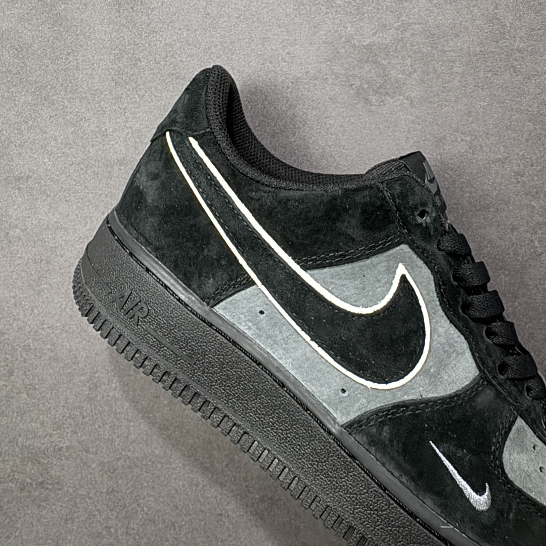 图片[6]-【定制版】Nike Air Force 1 07 Low “黑武士”全麂皮 秋冬 空军一号低帮休闲板鞋 定制皮料 原盒原包装 原楦头原纸板 纯正版型 内置全掌气垫 货号：ZH0316-134 尺码：36 36.5 37.5 38 38.5 39 40 40.5 41 42 42.5 43 44 44.5 45 编码：HXSA310320-选品中心