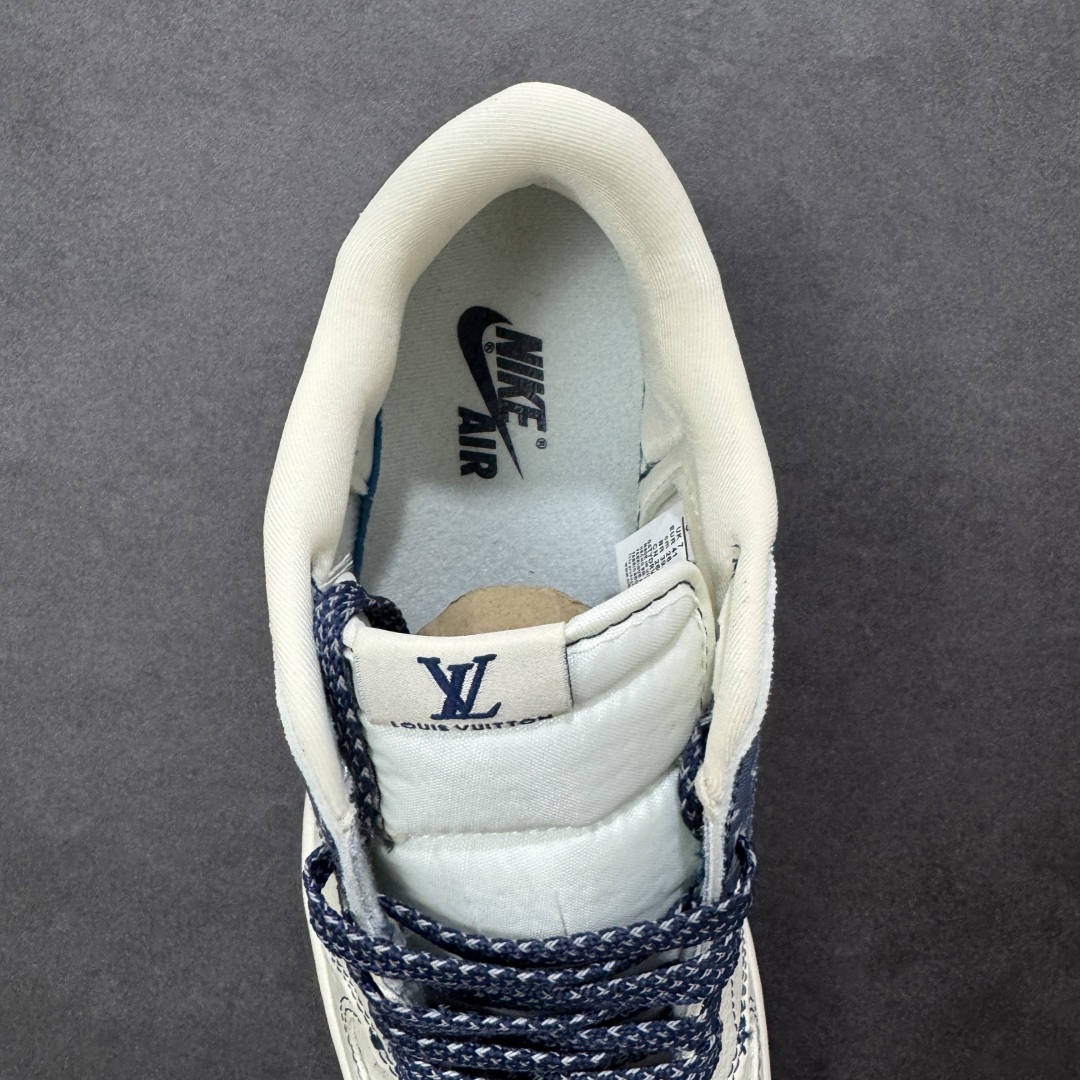 图片[7]-【定制版】高端定制 Travis Scott x Fragment Design x Jordan Air Jordan 1 Low OG SP “路易威登联名——水洗牛仔蓝印花” 高端定制 倒钩三方联名低帮篮球鞋 #定制鞋盒 大厂纯原品质出货 超高清洁度 皮料切割干净无任何毛边 细节完美 货号：XD1979-002 尺码：36 36.5 37.5 38 38.5 39 40 40.5 41 42 42.5 43 44 44.5 45 编码：HXSB330340-选品中心