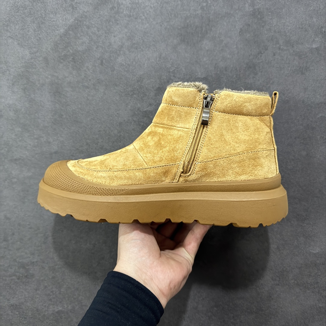 图片[2]-【莞产版本】最新官方改版新款 平台外贸专供 UGG ULTRA MINI PLATFORM 男士短靴冬季中性雪地鞋 U6337M 十年品牌制鞋代工厂生产线出品 注重每一处细节 隆丰A级羊皮毛一体 完全遵循ZP工艺流程打造 尺码：38-44-选品中心