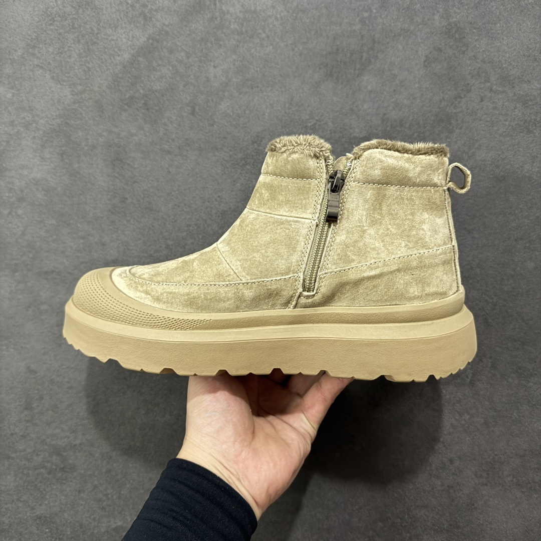 图片[2]-【莞产版本】最新官方改版新款 平台外贸专供 UGG ULTRA MINI PLATFORM 男士短靴冬季中性雪地鞋 U6337M 十年品牌制鞋代工厂生产线出品 注重每一处细节 隆丰A级羊皮毛一体 完全遵循ZP工艺流程打造 尺码：38-44-选品中心