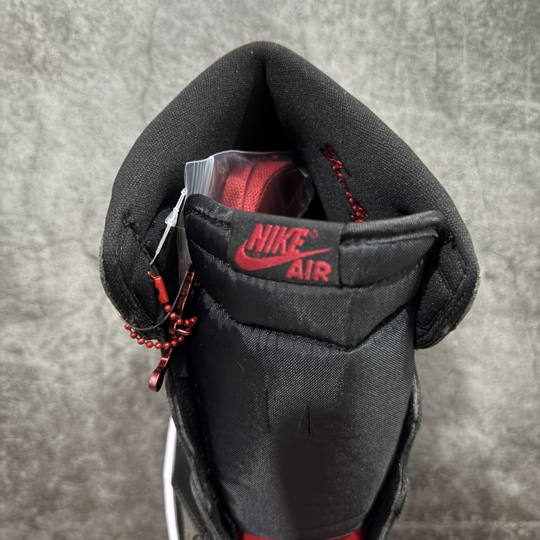 图片[8]-【清远TS版】Nike Air Jordan aj1 Retro High OG 漆皮禁穿黑红 百搭休闲文化运动篮球鞋 口碑AJ大厂出品 全系列原楦原纸板开发 原厂头层皮料加持 原厂定型后跟完美效果 裁片超高清洁度 针车 细节到位 性价比十足💪🏻 货号：555088-063 尺码：36-48.5（半）-选品中心