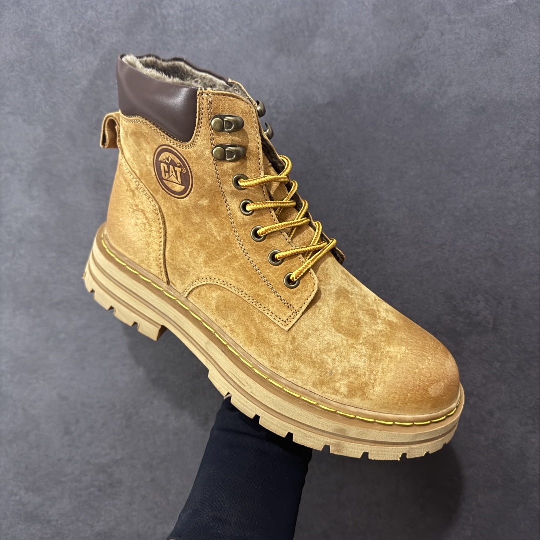 图片[3]-【公司级】2024ss秋冬新款CAT/卡特 硬汉推土机品牌经典百搭户外休闲大黄靴系列 广东大厂品质 常年主打 时尚潮流搭配 面料釆用意大利进口麂牛皮 全鞋真牛皮材料 大底到五金都是代工厂原材料制作 好货不杀猪 首单质量严格把控 全套官网统一包装 今年冬季防寒户外专用 日常随意搭配 型男必备 货号： P726539M 尺码：38 39 40 41 42 43 44 (皮鞋码)-选品中心