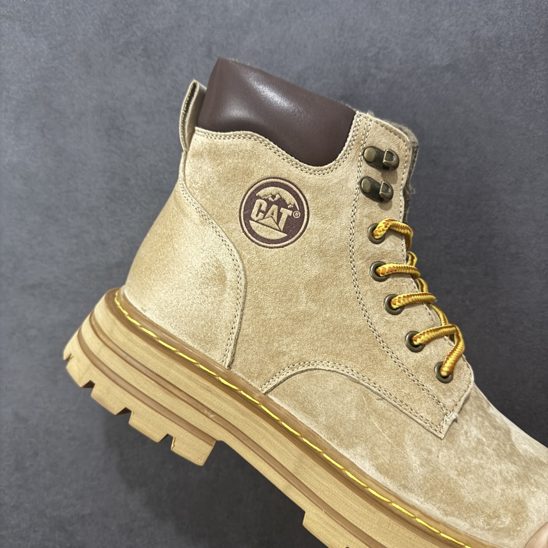 图片[6]-【公司级】2024ss秋冬新款CAT/卡特 硬汉推土机品牌经典百搭户外休闲大黄靴系列 广东大厂品质 常年主打 时尚潮流搭配 面料釆用意大利进口麂牛皮 全鞋真牛皮材料 大底到五金都是代工厂原材料制作 好货不杀猪 首单质量严格把控 全套官网统一包装 今年冬季防寒户外专用 日常随意搭配 型男必备 货号： P726539M 尺码：38 39 40 41 42 43 44 (皮鞋码)-选品中心