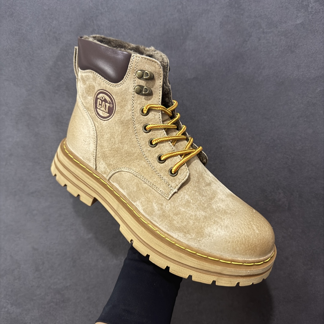 图片[3]-【公司级】2024ss秋冬新款CAT/卡特 硬汉推土机品牌经典百搭户外休闲大黄靴系列 广东大厂品质 常年主打 时尚潮流搭配 面料釆用意大利进口麂牛皮 全鞋真牛皮材料 大底到五金都是代工厂原材料制作 好货不杀猪 首单质量严格把控 全套官网统一包装 今年冬季防寒户外专用 日常随意搭配 型男必备 货号： P726539M 尺码：38 39 40 41 42 43 44 (皮鞋码)-选品中心