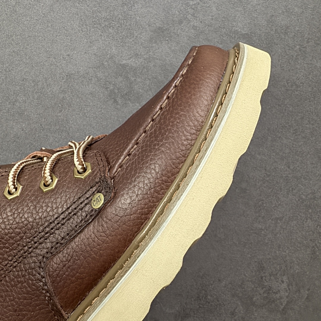 图片[5]-【公司级】2024ss秋冬新款CAT/卡特 硬汉推土机品牌经典百搭户外休闲大黄靴系列 广东大厂品质 常年主打 时尚潮流搭配 面料釆用意大利进口麂牛皮 全鞋真牛皮材料 大底到五金都是代工厂原材料制作 好货不杀猪 首单质量严格把控 全套官网统一包装 今年冬季防寒户外专用 日常随意搭配 型男必备 货号： P723603 尺码：38 39 40 41 42 43 44 (皮鞋码)-选品中心