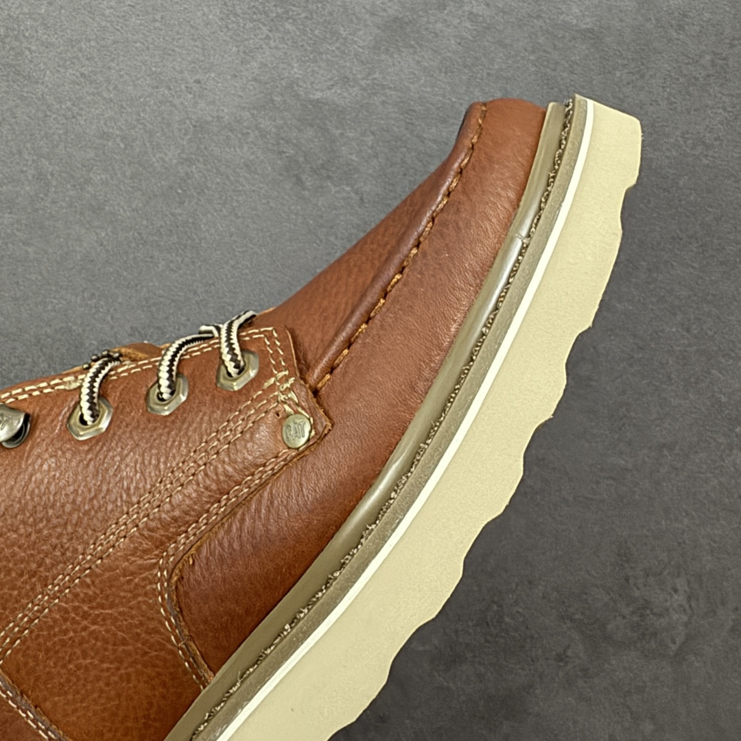 图片[5]-【公司级】2024ss秋冬新款CAT/卡特 硬汉推土机品牌经典百搭户外休闲大黄靴系列 广东大厂品质 常年主打 时尚潮流搭配 面料釆用意大利进口麂牛皮 全鞋真牛皮材料 大底到五金都是代工厂原材料制作 好货不杀猪 首单质量严格把控 全套官网统一包装 今年冬季防寒户外专用 日常随意搭配 型男必备 货号： P723603 尺码：38 39 40 41 42 43 44 (皮鞋码)-选品中心